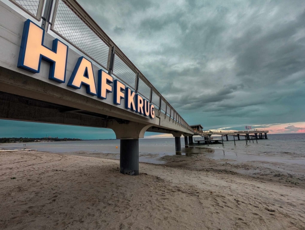 Neue Seebrücke in Haffkrug